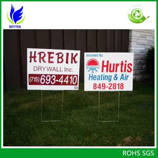 Blank Coroplast Corrugated Plastic Yard Sign - Buy Poster Board,Signage ...