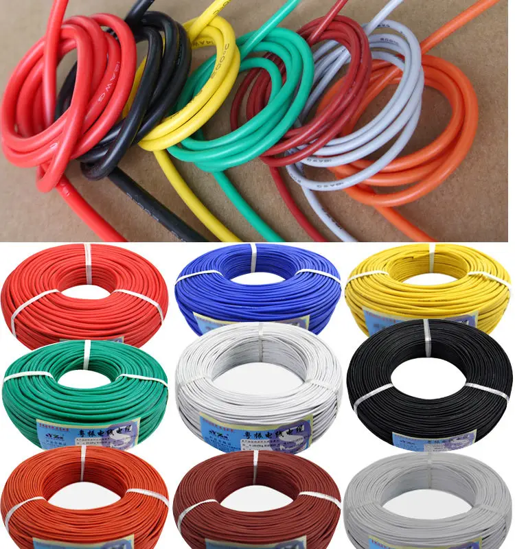 28 AWG silicona alambre cable 200 ℃ 600v extra flexible de silicona cable ul Wire cable