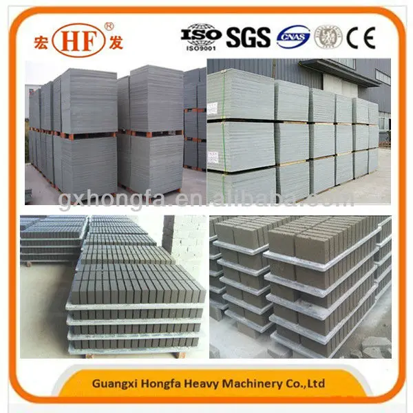 PVC concrete brick pallets