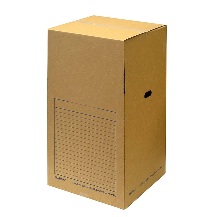 Wholesale Promotional Strong Brown Wardrobe Moving Boxes Shipping