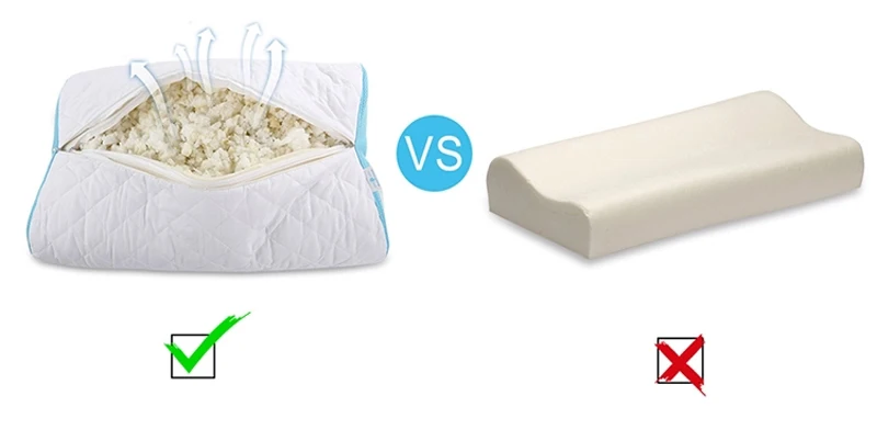Coconut Palm Mattress Cooling Memory Foam Gel Seat Cushion Back
