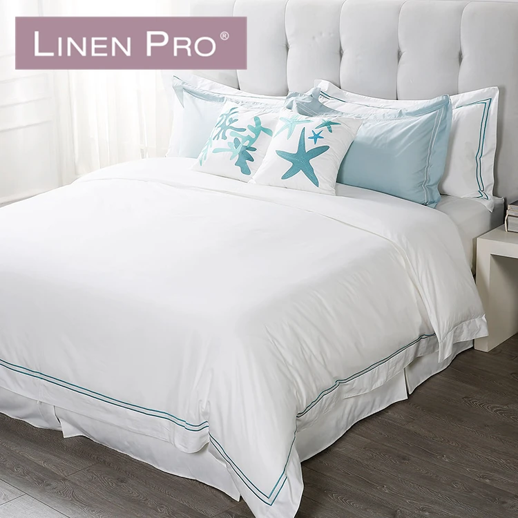 Marriott Luxury Hotel White 300tc 100 Cotton Bedding Set,Soft Home