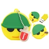 New Arrival Emoticons Emoji Usb Flash Drive 4G 8G 16G 32G Shit Disk Memory Stick Pen Drive Real Capacity Pendrive Metal Chain