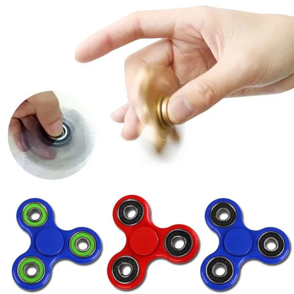2017 New Tri-spinner Fidget Toy Plastic Edc Hand Fidget 