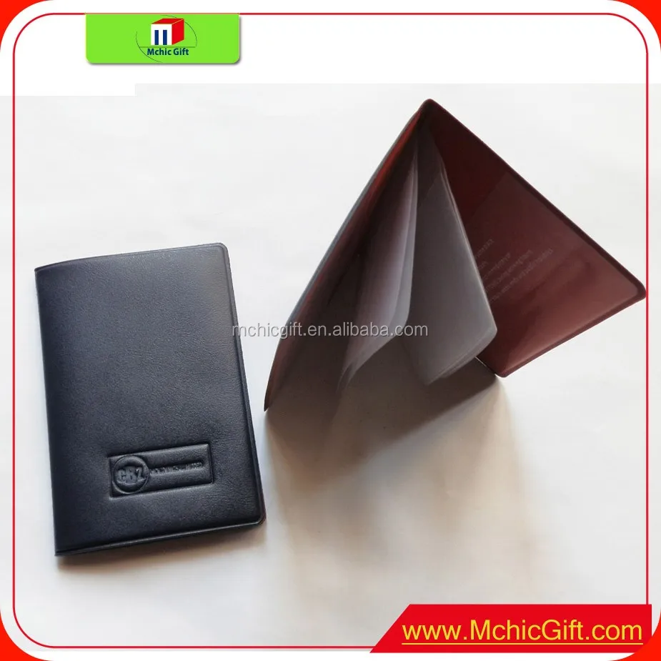 Customized Premium Pvc Vinyl Pocket Business Card Holder,Pocket