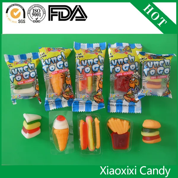 Gummy Candy Fast Food Series Sandwich Buy Pizza Gummy Candy,Burger