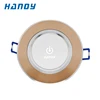 China Suppliers 8mm Cut Size Aluminium Alloy Cover Round 220v Digital Remote Control Wall Switch For Showroom