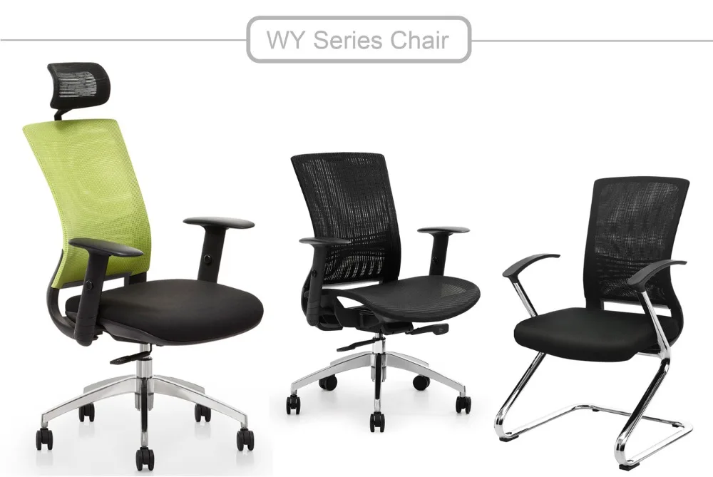 Mesh Ergonomic Reception Boardroom Conference Table Office Chair For