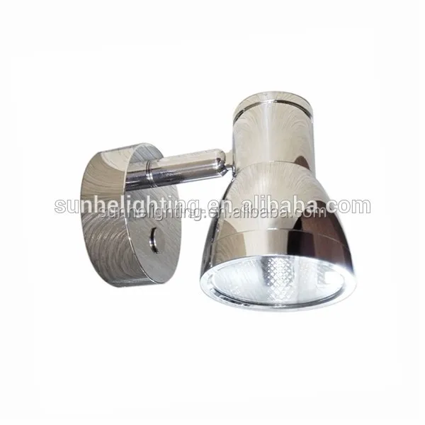 LED Reading light 10-30V Glass Globe Chrome Plated Aluminium Boat Caravan