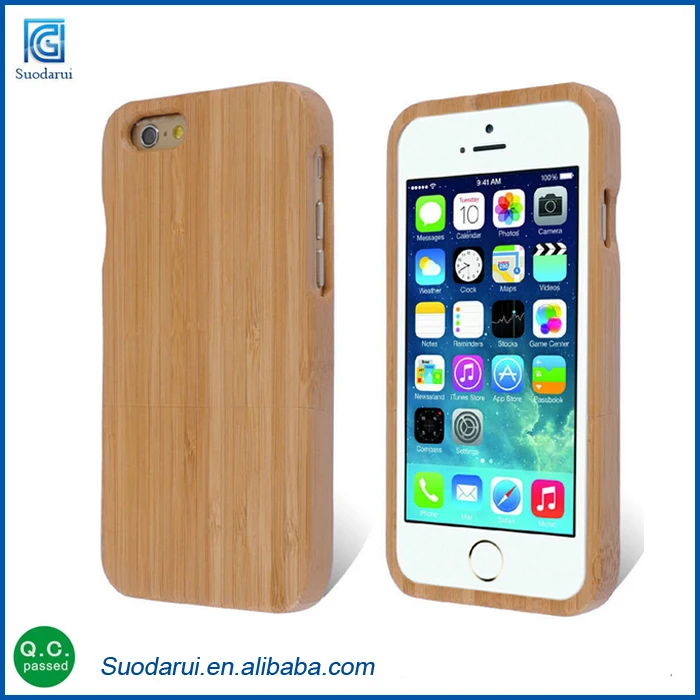 Wood Cell Phone Case For iPhone 6 7 8 X Xs Bamboo Hard Case
