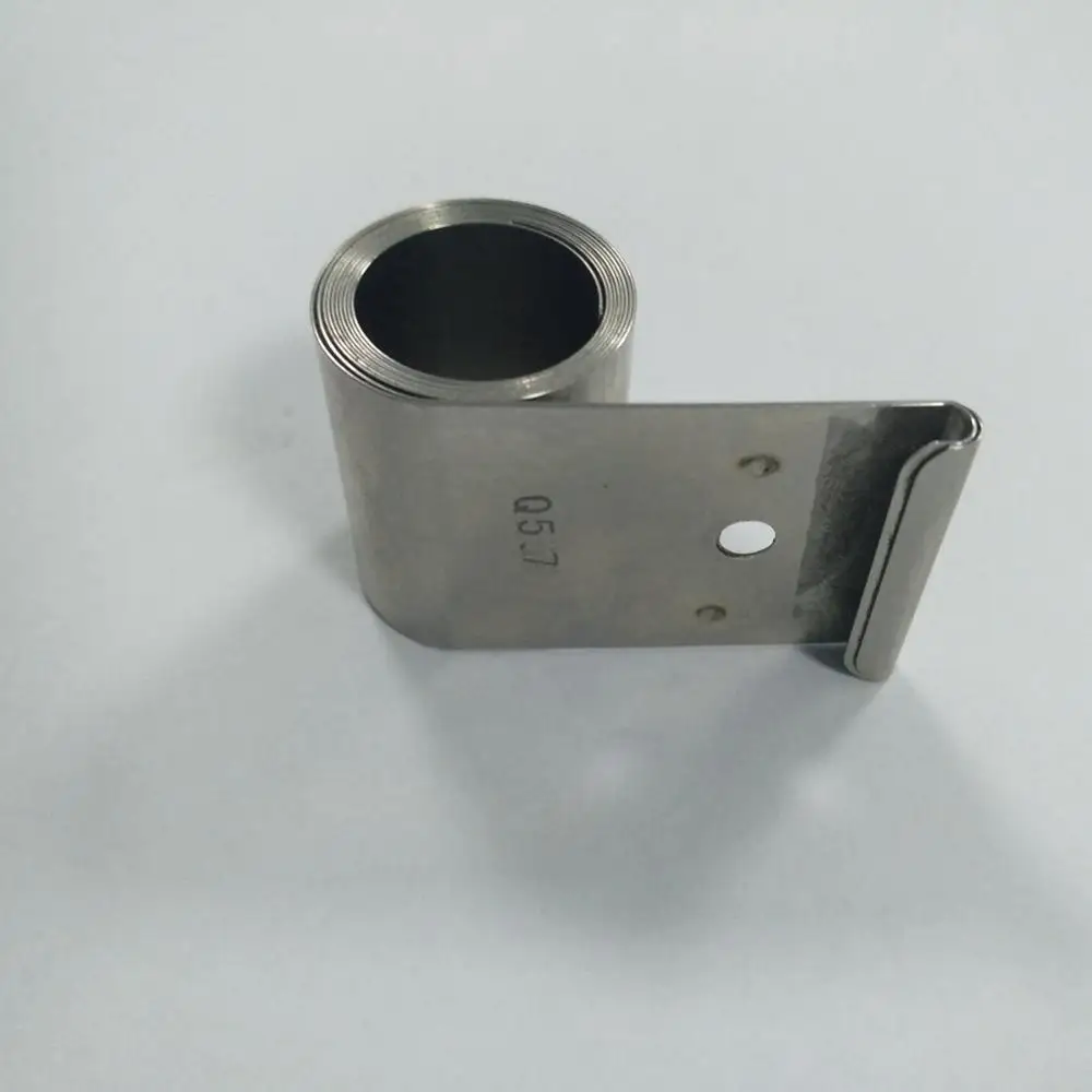 Constant Force Leaf Spring Flat Spiral Coil Spring With Hole Buy Flat