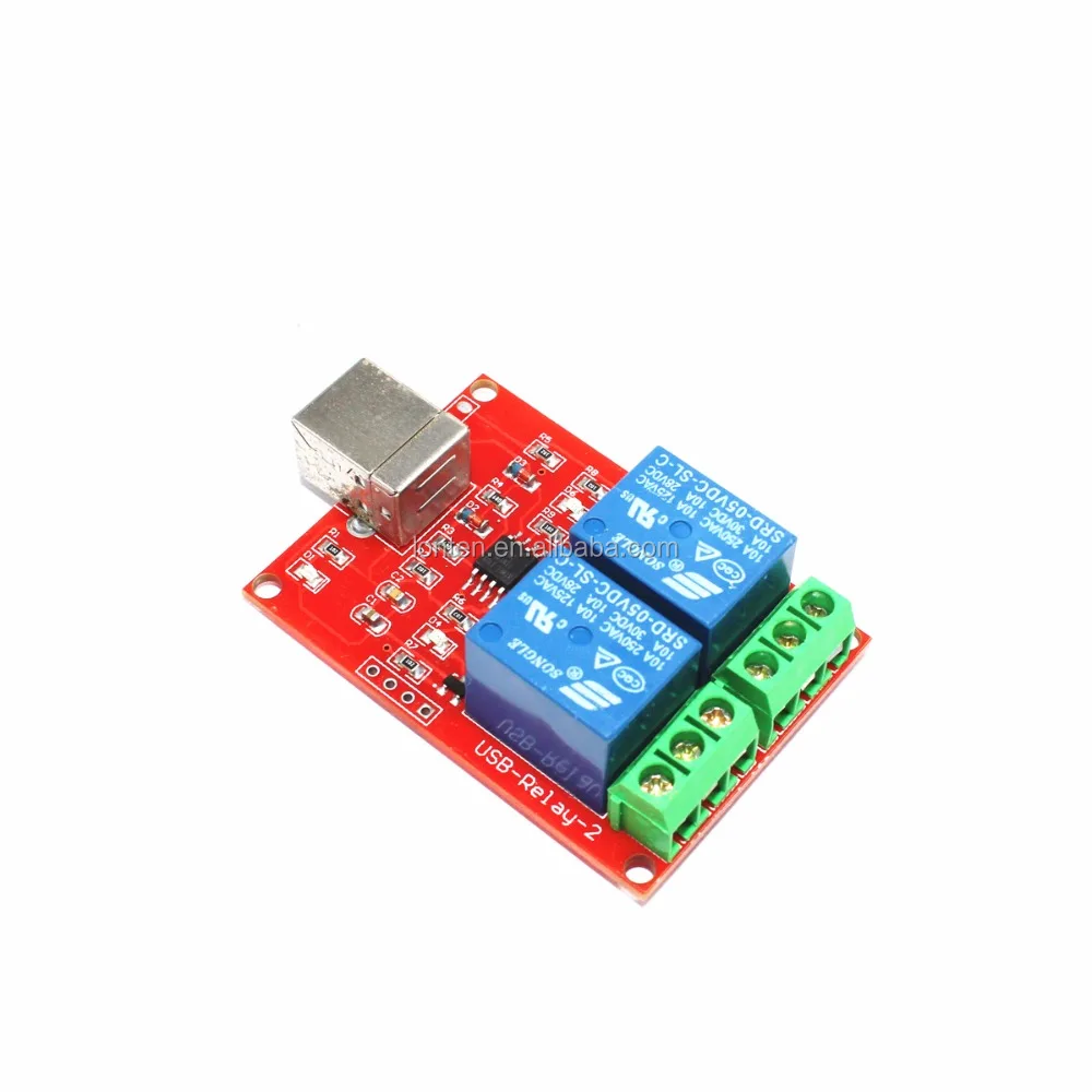 5V USB Relay 2 Channel Programmable Computer Control For Smart Home New