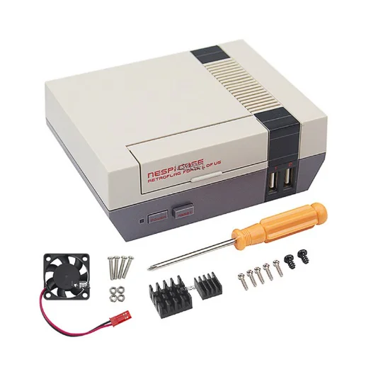 Raspberry Pi 3 Kit DIY Complete Wifi & Bluetoothal Raspberry Pi 3 Model B +Power Supply+Retroflag NESPi Case+SD card+Controllers