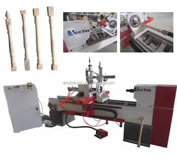 Professional Baer Handrails Stairs Baseball Bat Making Double Professional Baer Handrails Stairs Baseball Bat Making Double Spindle Cnc Wood Turning Lathe