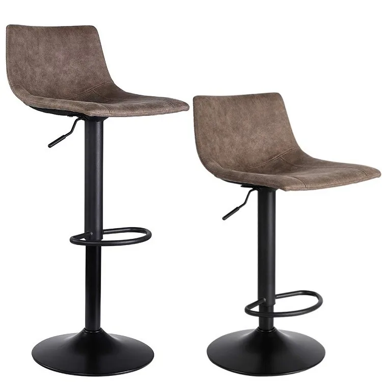 New Design Adjustable Barstool Pu Leather Bar Chair Wholesale Price Bar