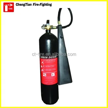 black fire extinguisher