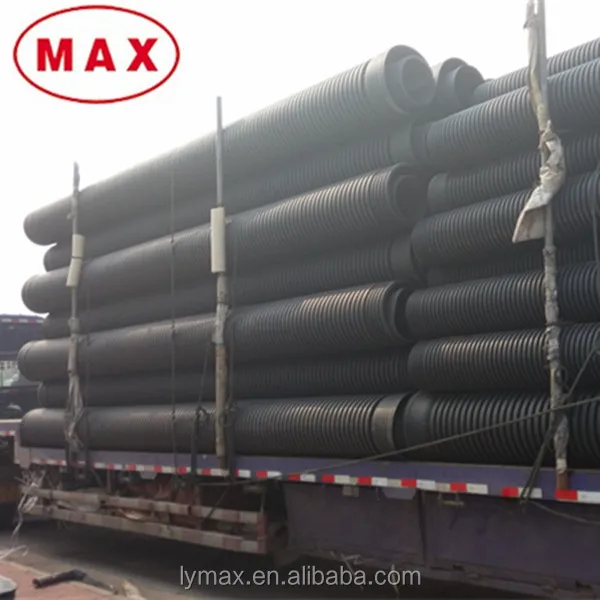 Pe100 10 Inch Corrugated Drain Pipe For Drainage - Buy 10 Inch