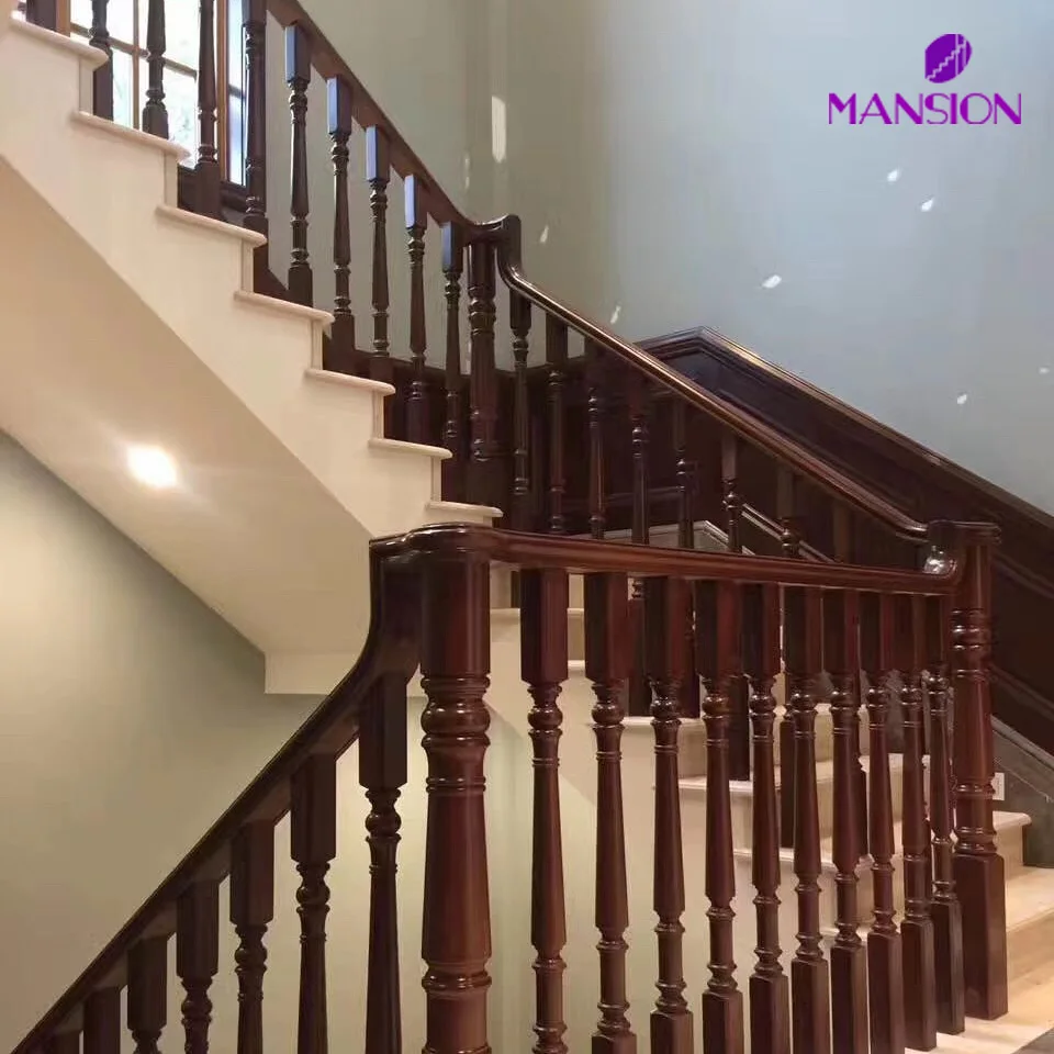 Decorative Stair Railing Solid Wooden Stair Pillars Roman Pillars Buy