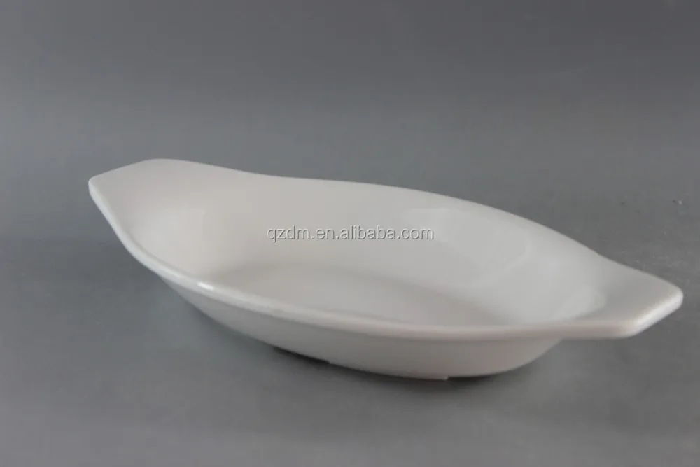 Boat Shape Melamine Dinner Plate,Melamine Deep Plates