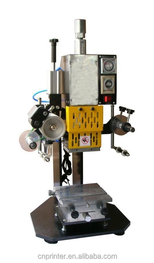Tabletop Mini Pneumatic Hot Stamping Machine For Leather Logo Lcth90