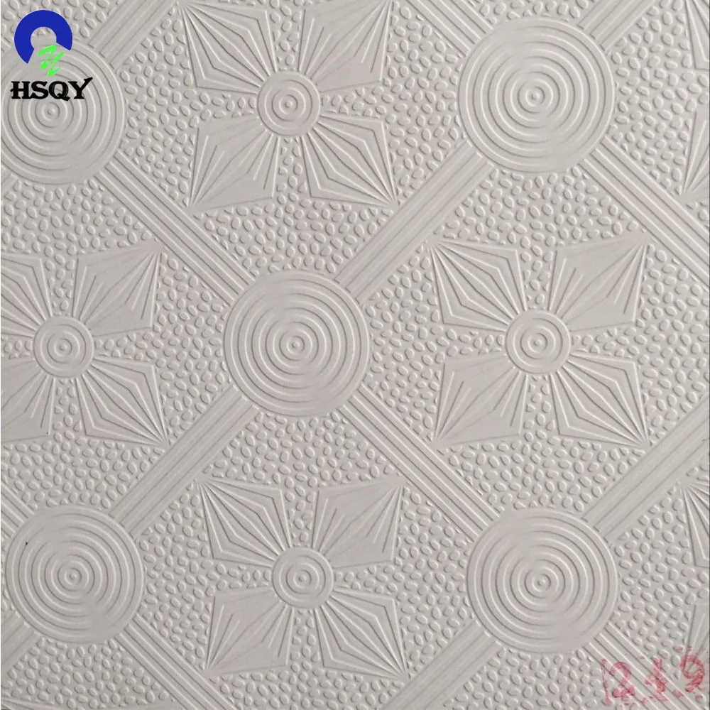 0.06mm/0.07mm Pvc Ceiling Sheet For Embossing Gypsum Decoration Price