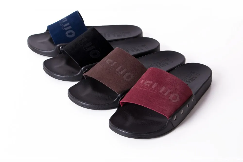 cheap rubber slide sandals