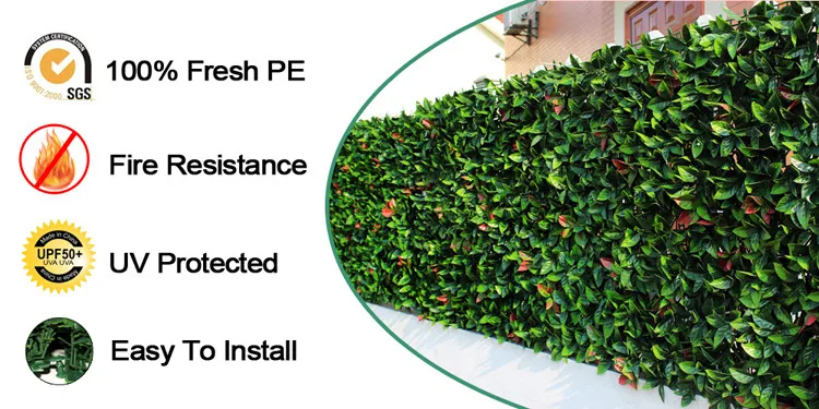 Features of hot sale artificial plants lattice walls with fireproof test.jpg