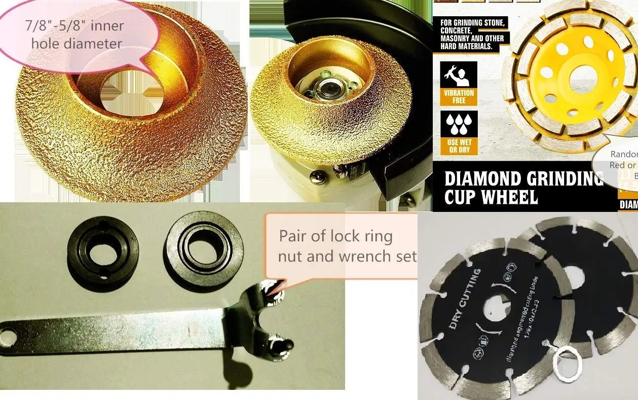 3//16/" 3//4/" Demi-bullnose Diamond Profiler//Router Bit Granite Stone Concrete Half