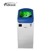 Hot!! free stand printer and payment LCD terminal kiosk touch screen teminal machine