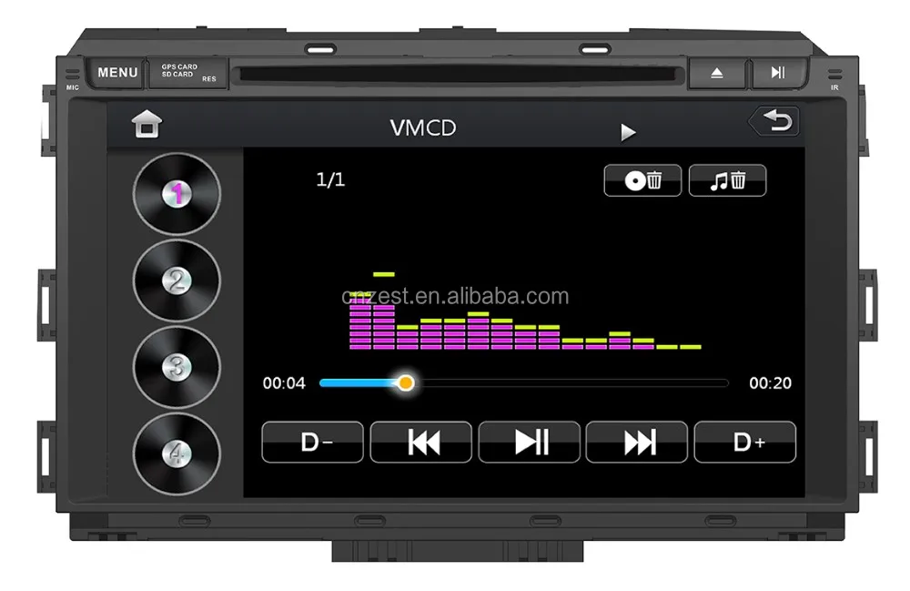 Car Audio System For Kia Carnival Car Audio Player With Dvd Gps