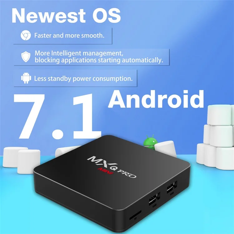 Low Price Good Performance Mxq Pro Mini 2g Ram 16g Rom Android 7.1 Ott