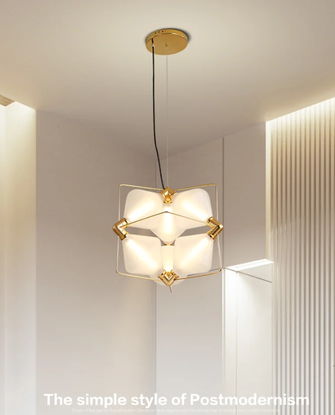 hot sale contemporary white metal glass home hotel chandeliers pendant light