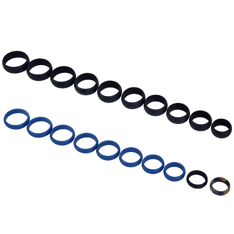 Food Grade Elastic Customized Adjustable Silicone Rubber Wedding Rings