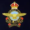 Royal Canadian Air Force gold bullion hand embroidery cap badge, patch, crest, emblem, insignia