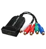 HDMI to YPbPr Component RGB 5RCA R/L Converter Scaler support R/L Audio output for Xbox PS3 PS4 Roku STB Blu-ray Players DVD