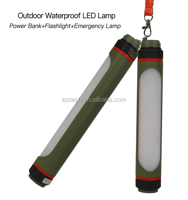 Portable Led Camping Light Flashlight Usb Rechargeable Multifunctional Outdoor Working Light