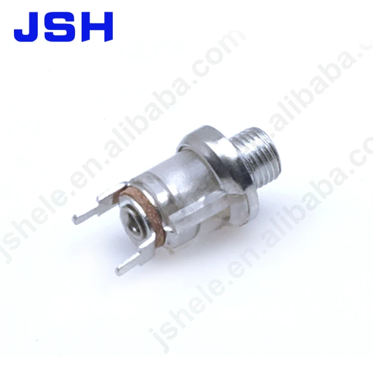 5.5mm x 2.1mm 5.5//2.1 DC Power Barrel Plug Jack w// Lock Cap Panel Mount