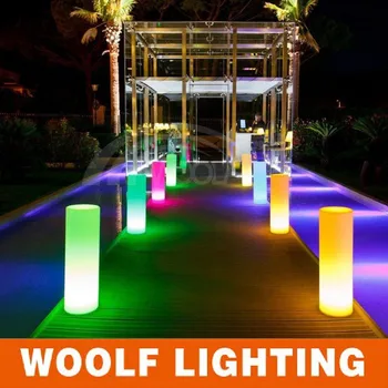 Lighting Pillars Led Glowing For Events Cylinder Lamp Lighting Pillars Led Glowing For Events Cylinder Lamp