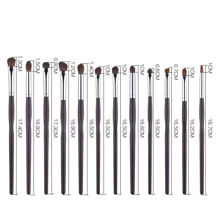 Premium Cosmetics 12pcs Horse Hair Makeup Brushes Professional Eyeshadow Blending Brushes Eye Makeup Brush Set.png