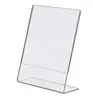 A4 Acrylic Sign Holder Brochure Display Stand for Desktop Tablet