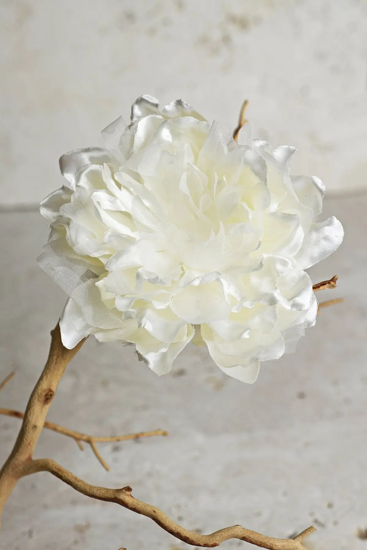 Buy Silk Cream White Peony Hair Clip Or Pin In Cheap Price On Alibaba Com