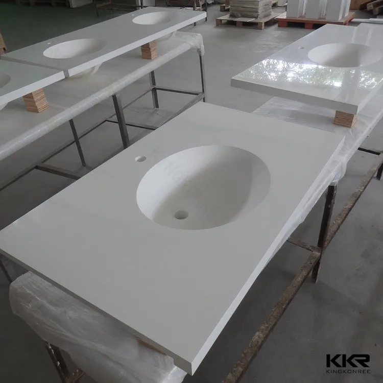 China Solid Surface Bathroom Vanity Tops China Solid