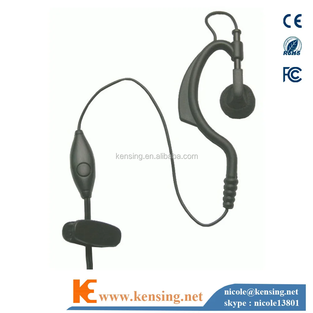 Professional Walkie Talkie Headset With Microphone Set For Rf Wireless