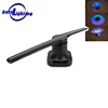 New 3D holographic projection fan light led effect image display software light/ 3D Holygram fan light