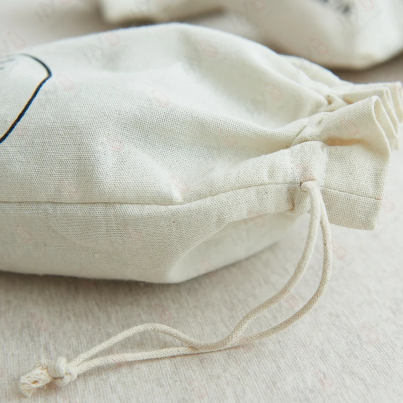 cotton canvas drawstring bags