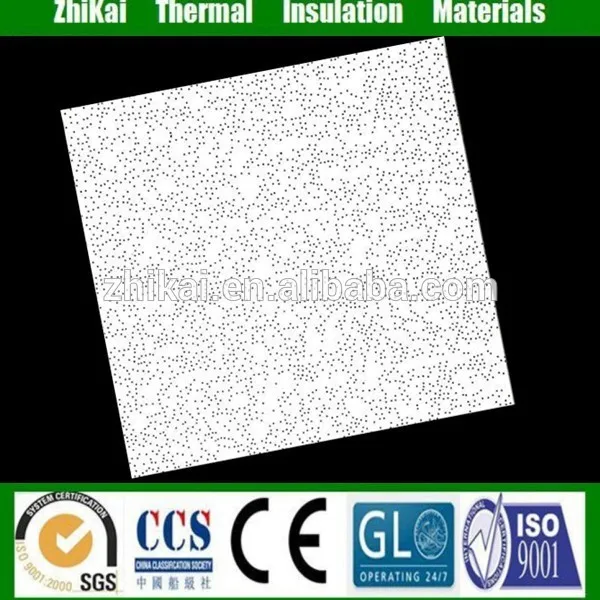 60x60 gips und akustische mineralfaser-deckenplatten-Deckenplatten