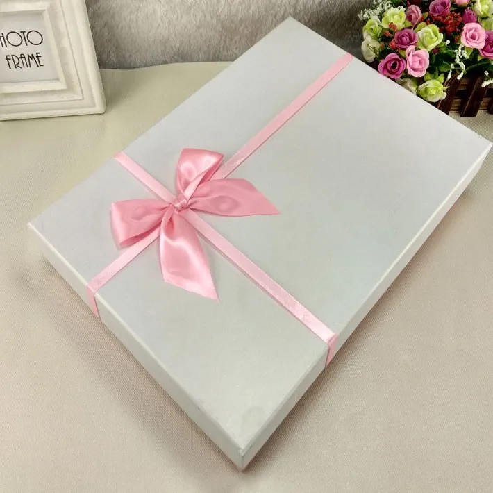 2017 Luxury Gift Box With Ribbon Tie And Bow Design Buy