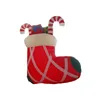 Shopping mall center advertising christmas decoration inflatable sock with candy ST86