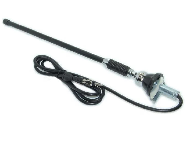 Peugeot 308 Black Genuine Replacement AM//FM Aerial Mast Antenna Roof Screw in Type Includes XtremeAuto Sticker