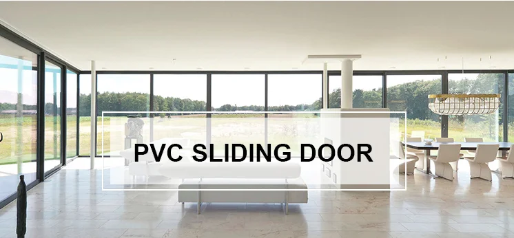 Modern house pvc/upvc hurricane impact sliding door american patio door